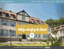 Tablet Screenshot of hotel-zumherrenhaus.de